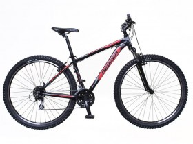 NEUZER JUMBO HOBBY 29-ES MTB KERÉKPÁR FEKETE SZÜRKE PIROS