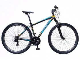  NEUZER JUMBO HOBBY 29-ES MTB KERÉKPÁR FEKETE TÜRKIZ SÁRGA