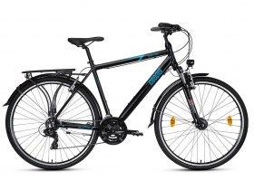 CSEPEL TRACTION 100 28-AS TÚRA KERÉKPÁR FEKETE